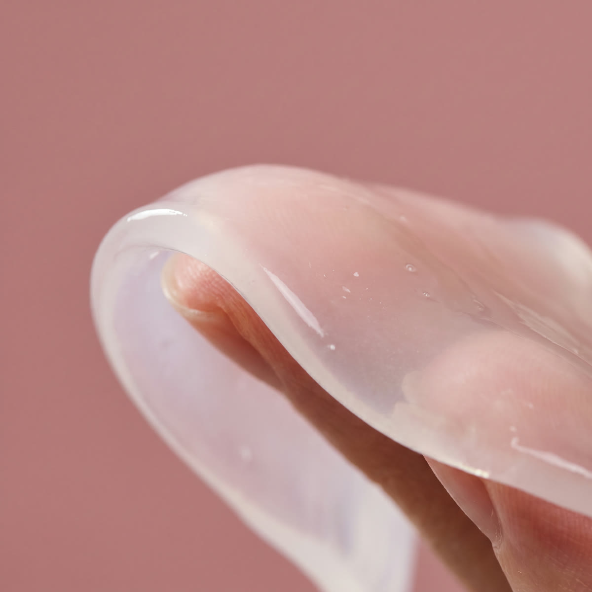 translucent bio-collagen hydrogel texture
